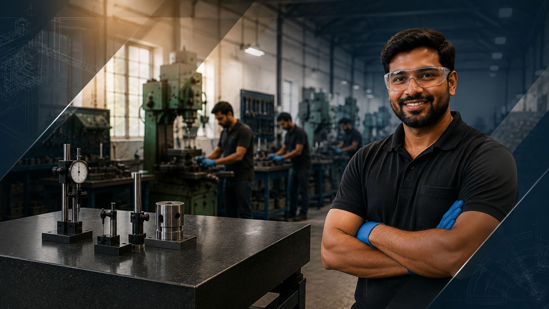 About Sanjeev Precision Technologies - Cast Iron Surface Plate Manufacturer workshop
